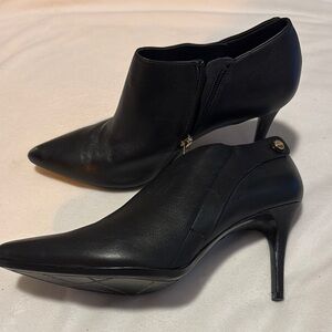 Calvin Klein Black Heeled Boots
